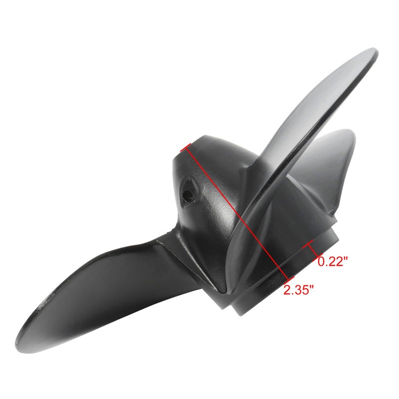 Novelbee 7.4 X 5.7 Alloy Boat Propeller for Nissan Tohatsu Evinrude Johnson 2.2-3.3Hp Outboard Motor - Image 3